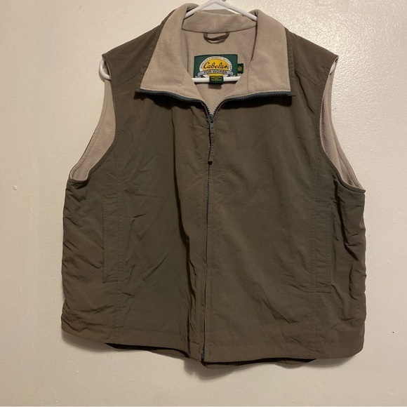 Cabela’s Vest Women’s Plus Size 2XL Full Zip Brown‎ Inside Outside Pockets - Picture 1 of 11